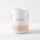 Personalized Farmhouse Hen Name Mug Koffiemok (Center)