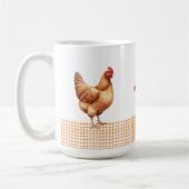 Personalized Farmhouse Hen Name Mug Koffiemok (Links)