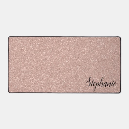 Personalized Faux Rose Gold Glitter (Recto)
