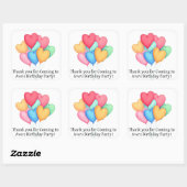 Personalized favor stickers kids party (Vel)