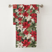 Personalized Festive Towels Elegant Holiday Style (En situation)