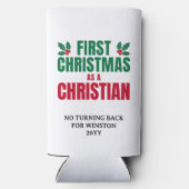 Personalized FIRST CHRISTMAS AS CHRISTIAN (Achterkant)