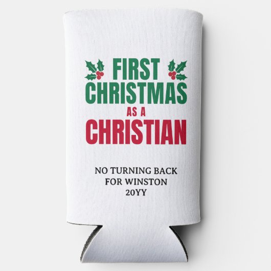 Personalized FIRST CHRISTMAS AS CHRISTIAN (Voorkant)