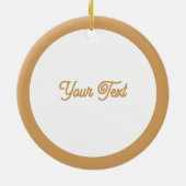 Personalized First Christmas as Grandma  Keramisch Ornament (Achterkant)