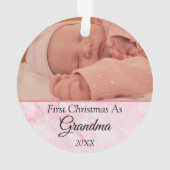 Personalized First Christmas as Grandma Photo 2022 (dos)