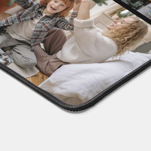 Personalized Five Photo Collage Desk Mat (Coin)