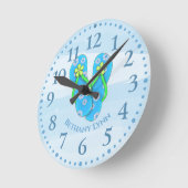 Personalized Flip flop Wall Clock Ronde Klok (Hoek)