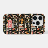 Personalized Floral Bookshelf Phone Case (Verso Horizontal)