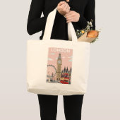"Personalized Floral Canvas Tote – Eco-Friendly &  (Voorkant (product))