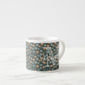 Personalized Floral Coffee Mini Mug (Devant droit)