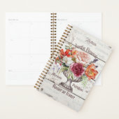 Personalized floral Decorative rustic wood French (Devant avec enveloppe)