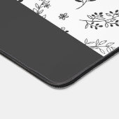 Personalized Floral Design Desk Mat  (Hoek)