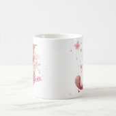 Personalized Floral Initial Mug – Letter J (Centre)