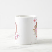 Personalized Floral Initial Mug – Letter Q Koffiemok (Center)