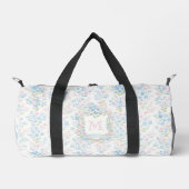Personalized Floral Monogram Bag Plunjezak (Voorkant)