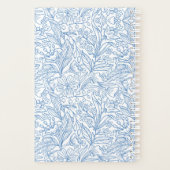 Personalized Floral Planner with Name (Achterkant)