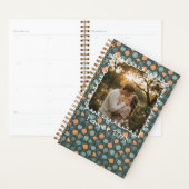 Personalized Floral Planner with Photo (Devant avec enveloppe)