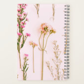 Personalized Floral Spiral Notebook Notitieboek (Achterkant)
