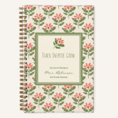 Personalized Floral Teacher Appreciation Journal  (Recto)