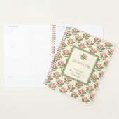 Personalized Floral Teacher Planner (Devant avec enveloppe)