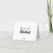 Personalized Floral Wedding Thank You Notes Bedankkaart (Achterkant)