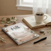 Personalized Floral & Western Desert Notitieboek