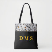Personalized Flower Vine Tote Bag (Devant)