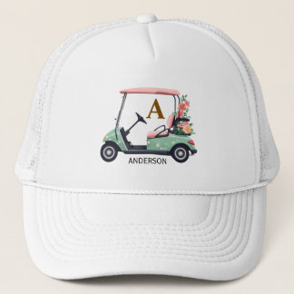 Personalized Folar Golf Club Name Trucker Hat  Pet