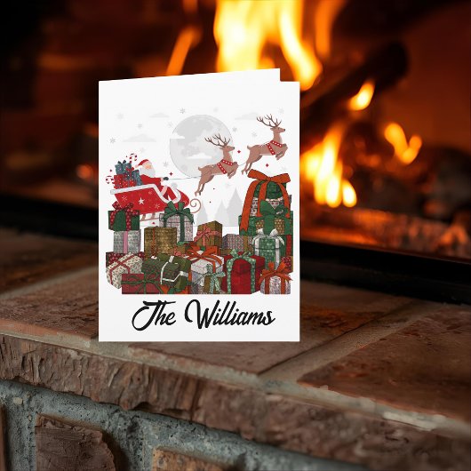 Personalized Folded Greeting Card Kaart