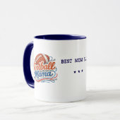 Personalized Football Mom Mug with Photo (Devant gauche)