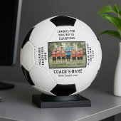 Personalized Football Team Coach with Photo Text