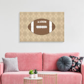 Personalized Football Wall Art Decor Canvas Afdruk (Insitu (Woonkamer))