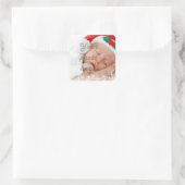 Personalized Foto Vierkante Sticker (Tas)