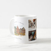Personalized Frankfurt Germany Travel Photo Mug (Devant gauche)