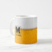 Personalized Frosted Beer Mug with Custom Name (Devant gauche)