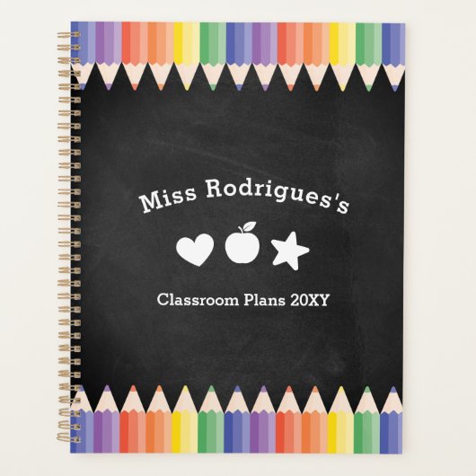 Personalized Fun Colorful Teacher Classroom (Devant)