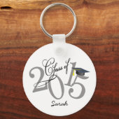 Personalized Funky Class of 2015 Sleutelhanger (Voorkant)