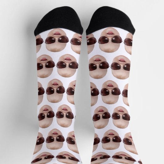 Personalized Funny Faces Socks Photo Face Socks  Sokken (Top)