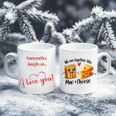 Personalized Funny Food Mug I Love You Gift