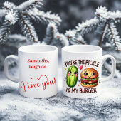Personalized Funny Food Mug Valentine Gift for Her