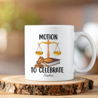 Personalized funny  law graduate  koffiemok