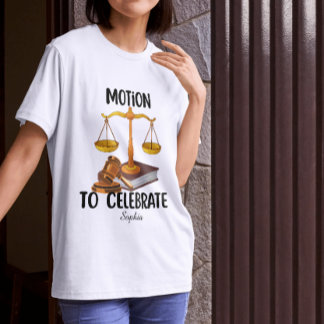 Personalized funny  law graduate  t-shirt