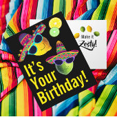 Personalized Funny Lemon Lime  Kaart