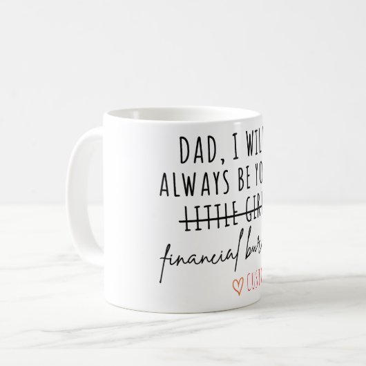 Personalized Funny Mug for Dad (Devant gauche)