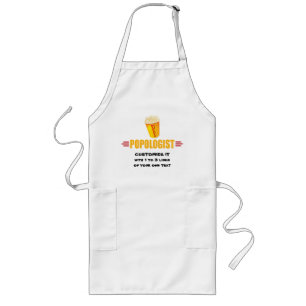 Personalized Funny Popcorn Lang Schort