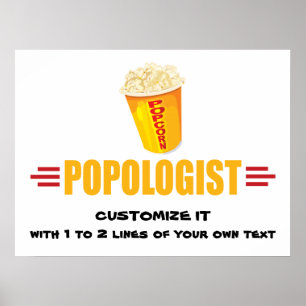 Personalized Funny Popcorn Poster