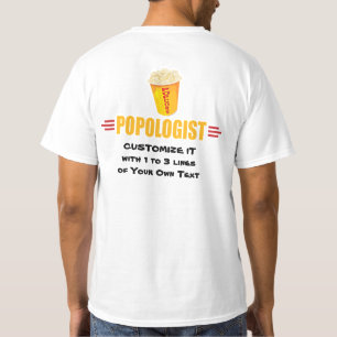 Personalized Funny Popcorn T-shirt
