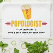 Personalized Funny Popcorn Theedoek (Gevouwen)