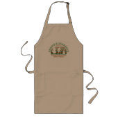 Personalized Funny Sasquatch Sanctuary Lang Schort (Voorkant)