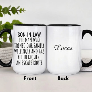 Personalized Funny Son In Law Mok